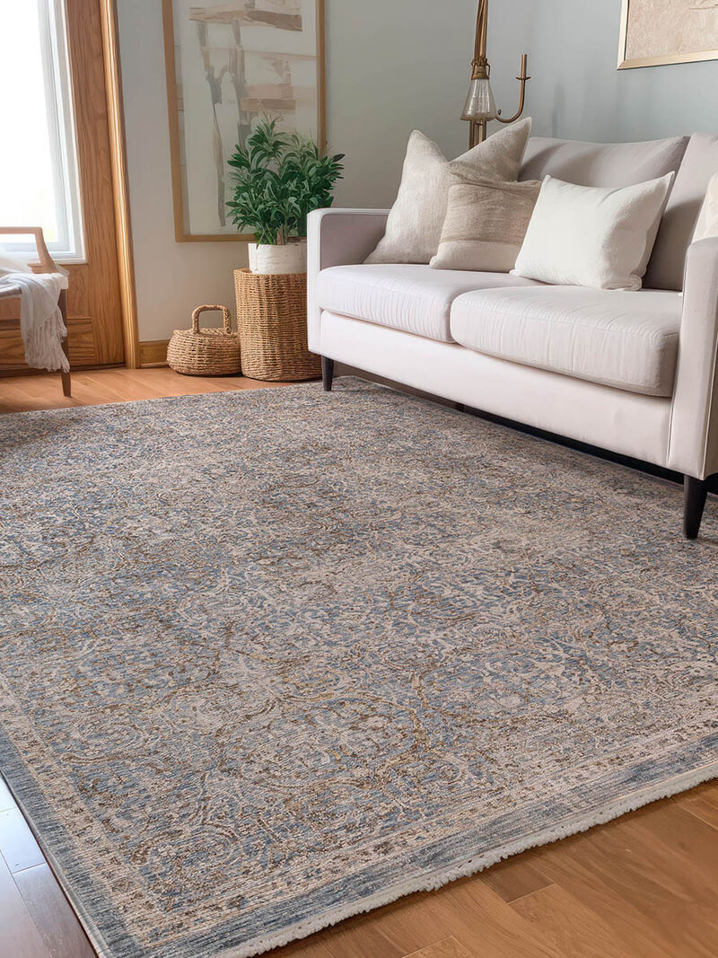 Vienna VI7 Denim 3' x 5' Rug