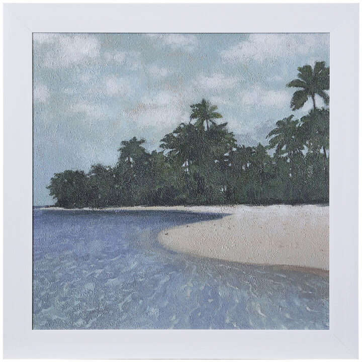 Sandy Lagoon Framed Print