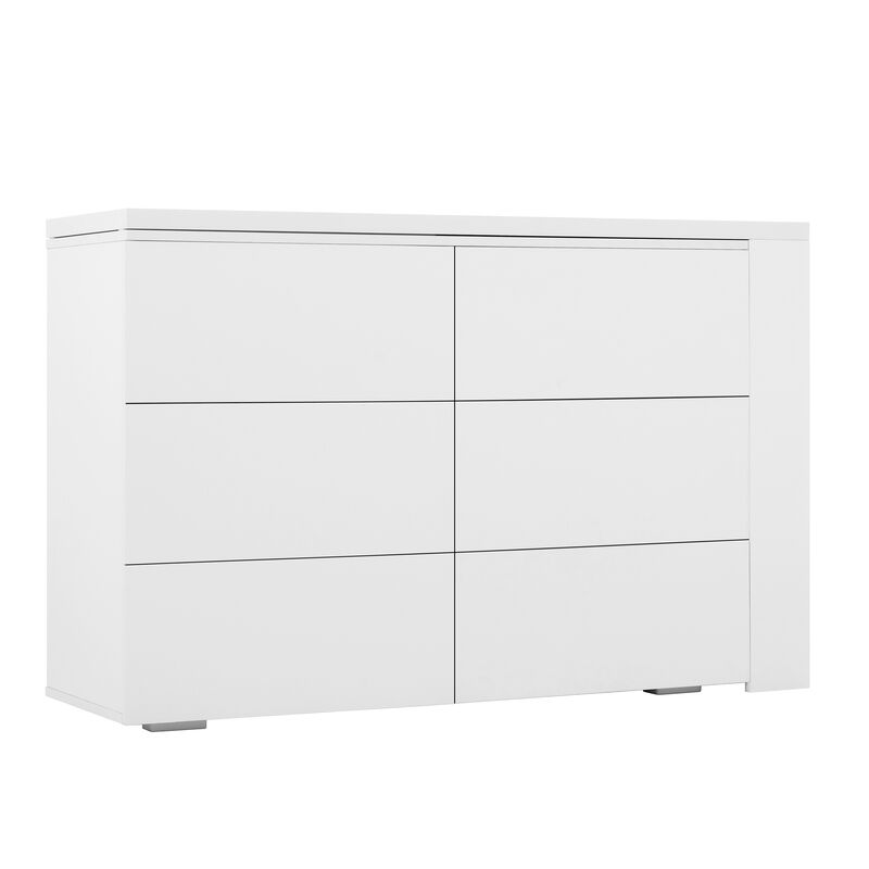 Tubklu L-Shaped Desk Dresser image number 5