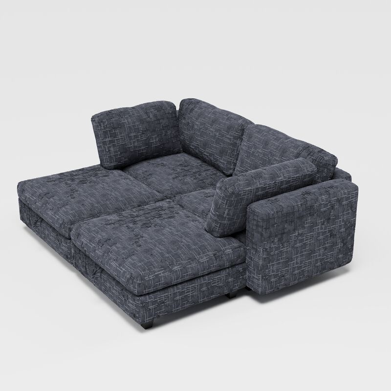 TATEUS  Sleeper Sectional Sofa Set image number 4