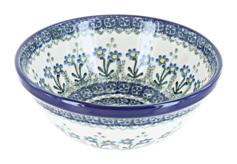 Blue Rose Polish Pottery Alyce Cereal/Soup Bowl
