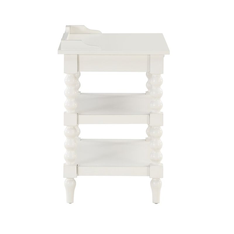 Comfort Pointe Averly Antique White Nightstand
