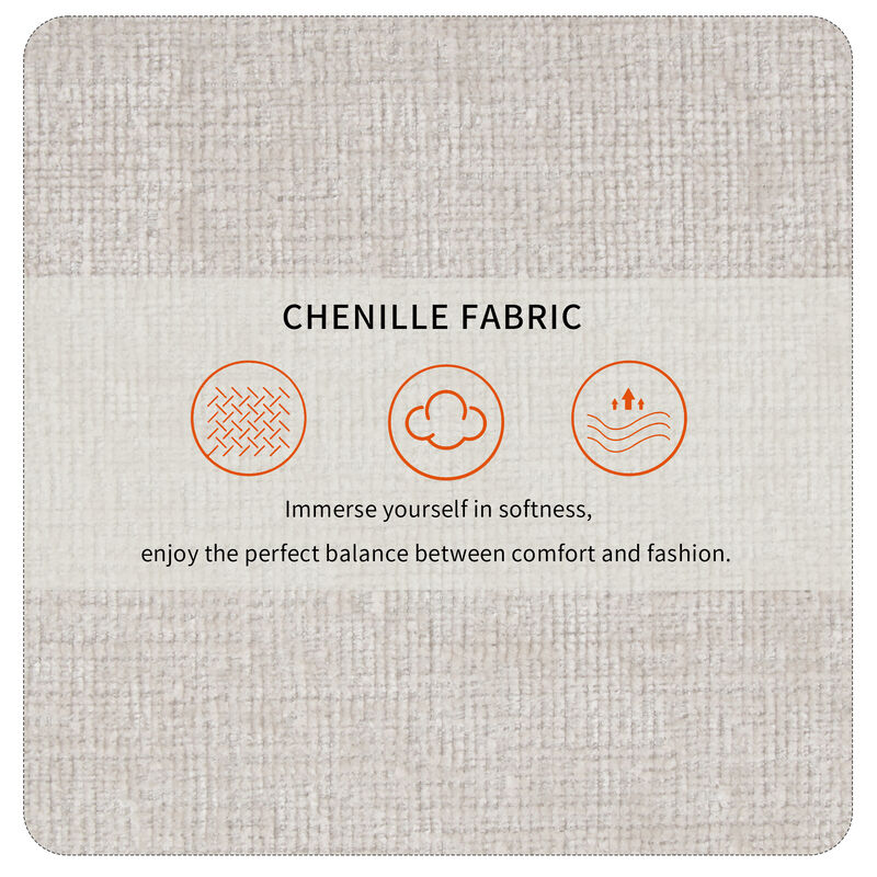 Merax  L-shaped Padded Modular Sofa with Storage