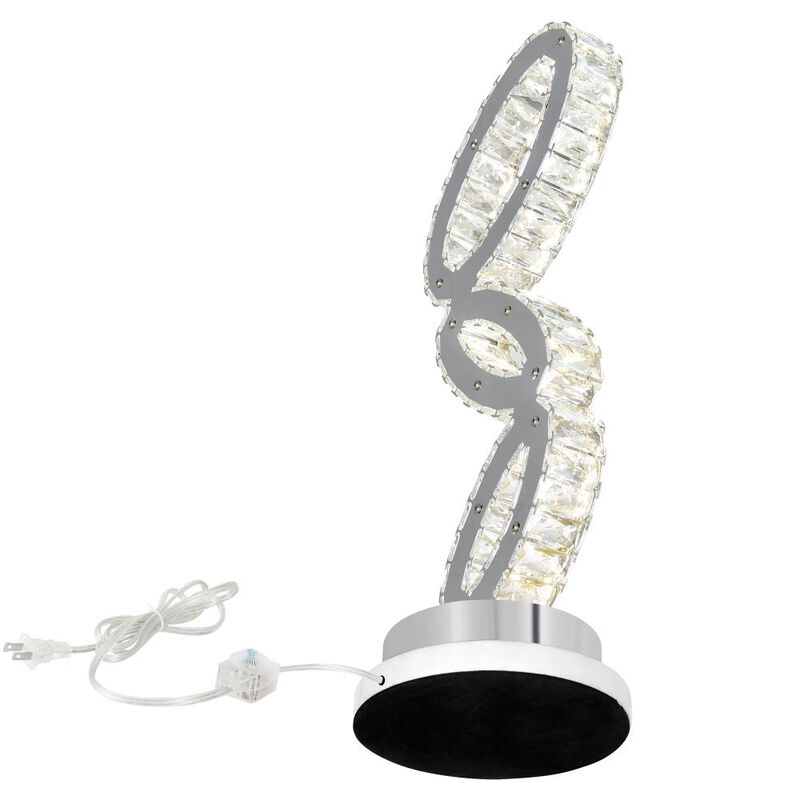 Balanced LED Table Lamp With Chrome Finish