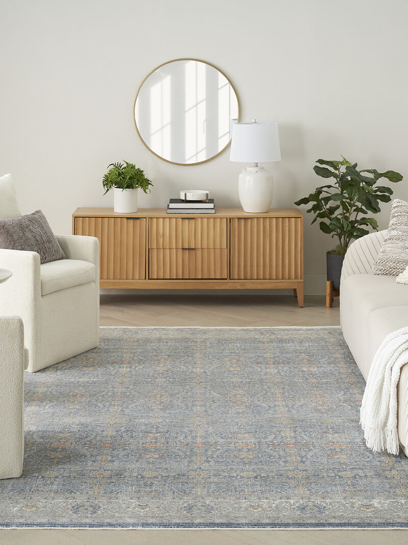 Starry Nights STN08 Light Blue 5'3" x 7'3" Rug