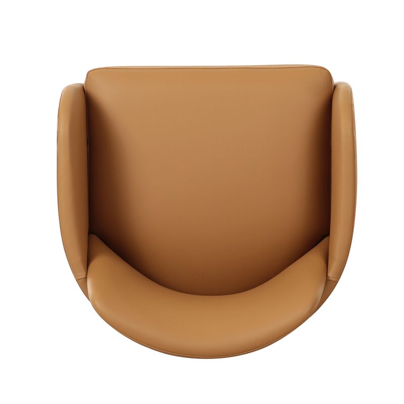 Leo Black Performance Vegan Leather Dining Chair