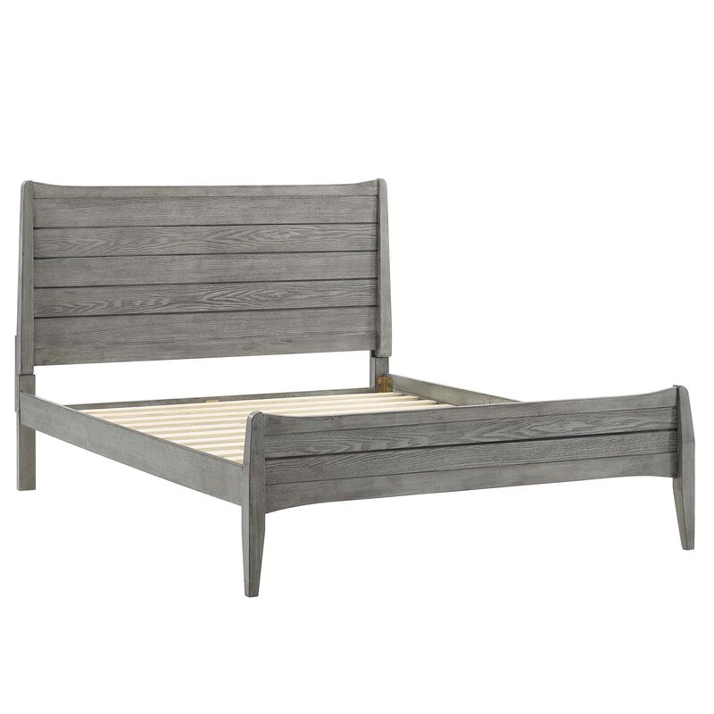 Modway - Georgia King Wood Platform Bed Gray image number 2