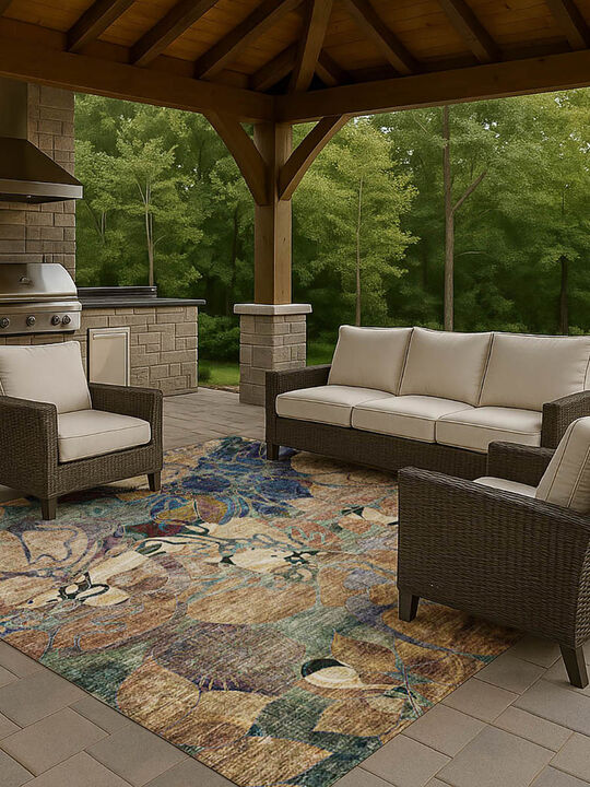 Trevi TV17 Beige 8' x 10' Rug