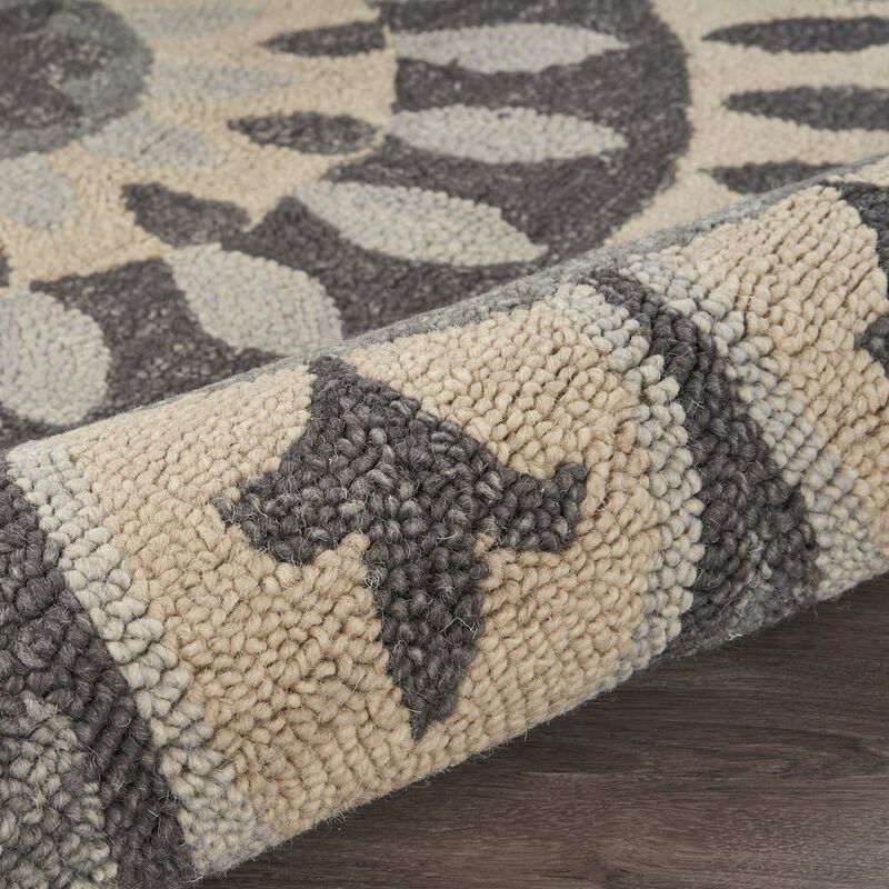 LR Home Dazzle Wool Area Rug Indoor