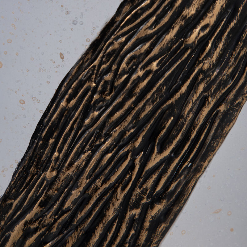 Glass 20" Metallic Detail Vase image number 4