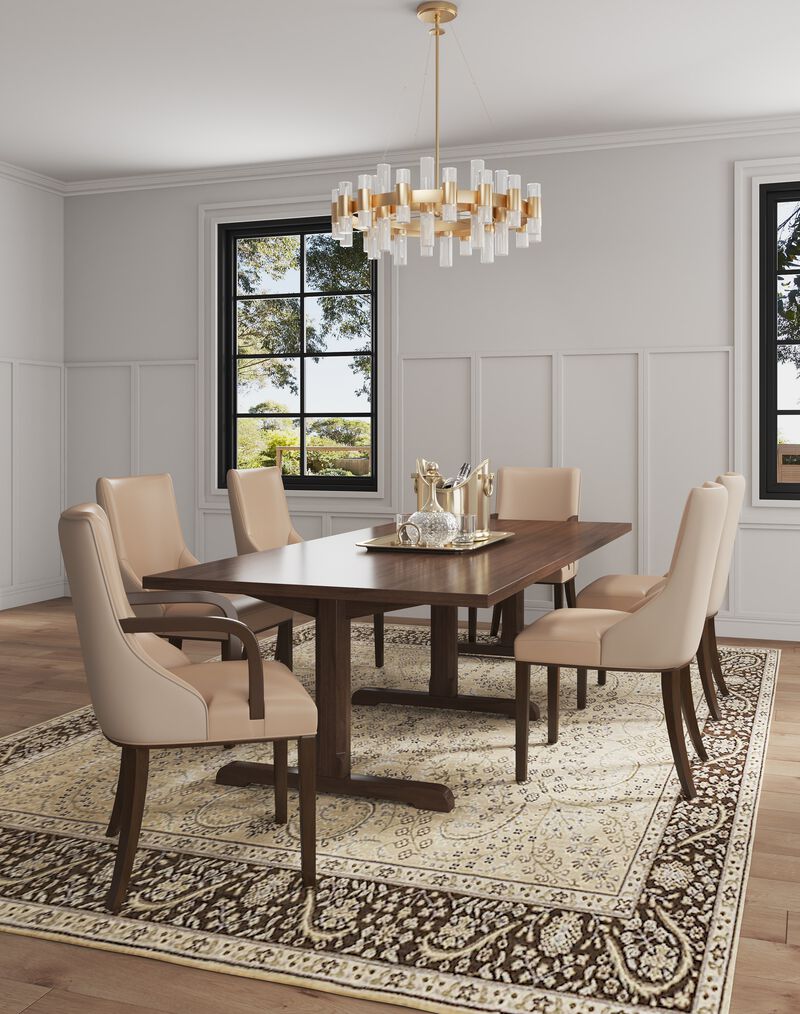 Shubert Brown Dining Chairs (Set of 6)