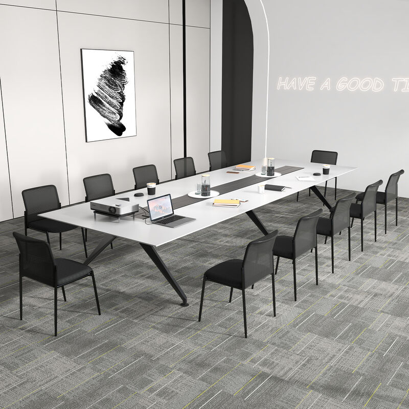 2-Piece Waiting Room Guest Chairs with Ergonomic Mesh Backrest image number 6