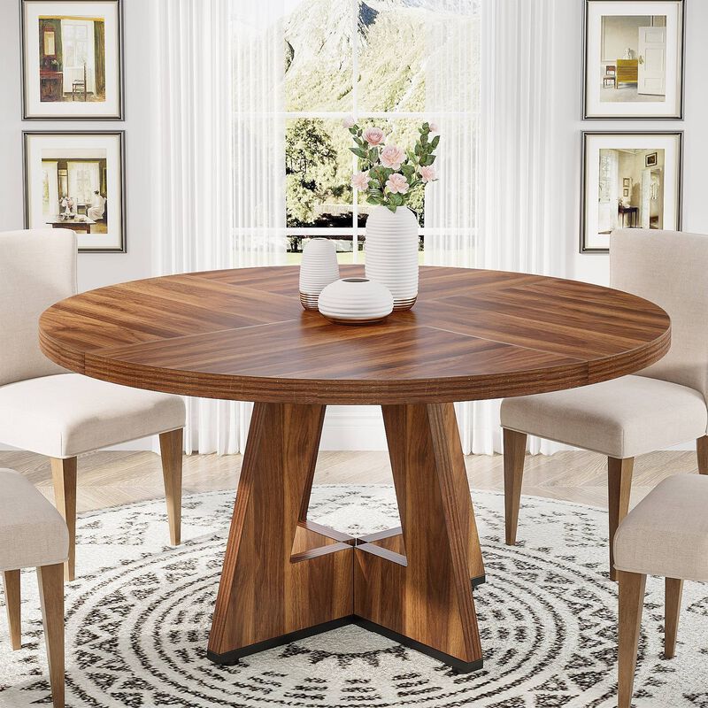 Tribesigns Round Dining Table for 4 image number 2