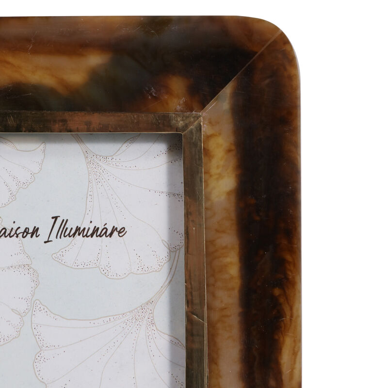 4x6 Brass Border Tortoise Look image number 5