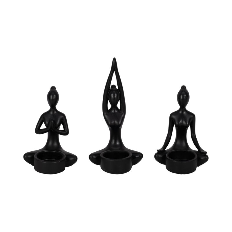 Yoga Women Tealight Holders
