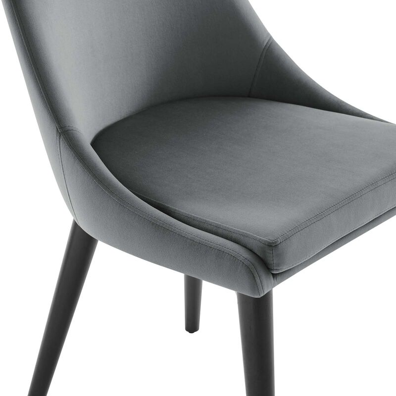Viscount Performance Velvet Dining Chair image number 3
