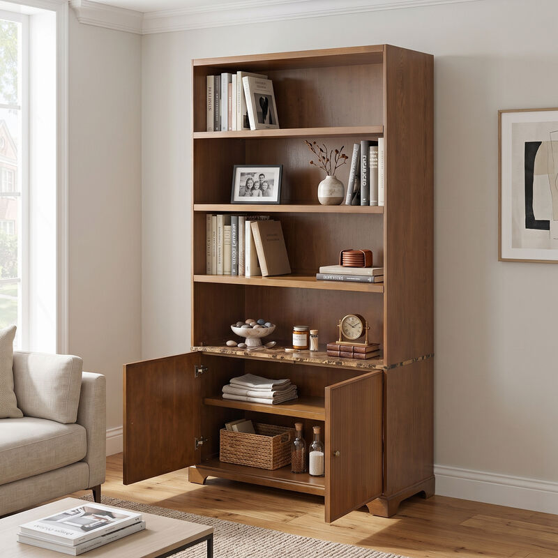 Dilut Tall Bookcase Storage Cabinet image number 2