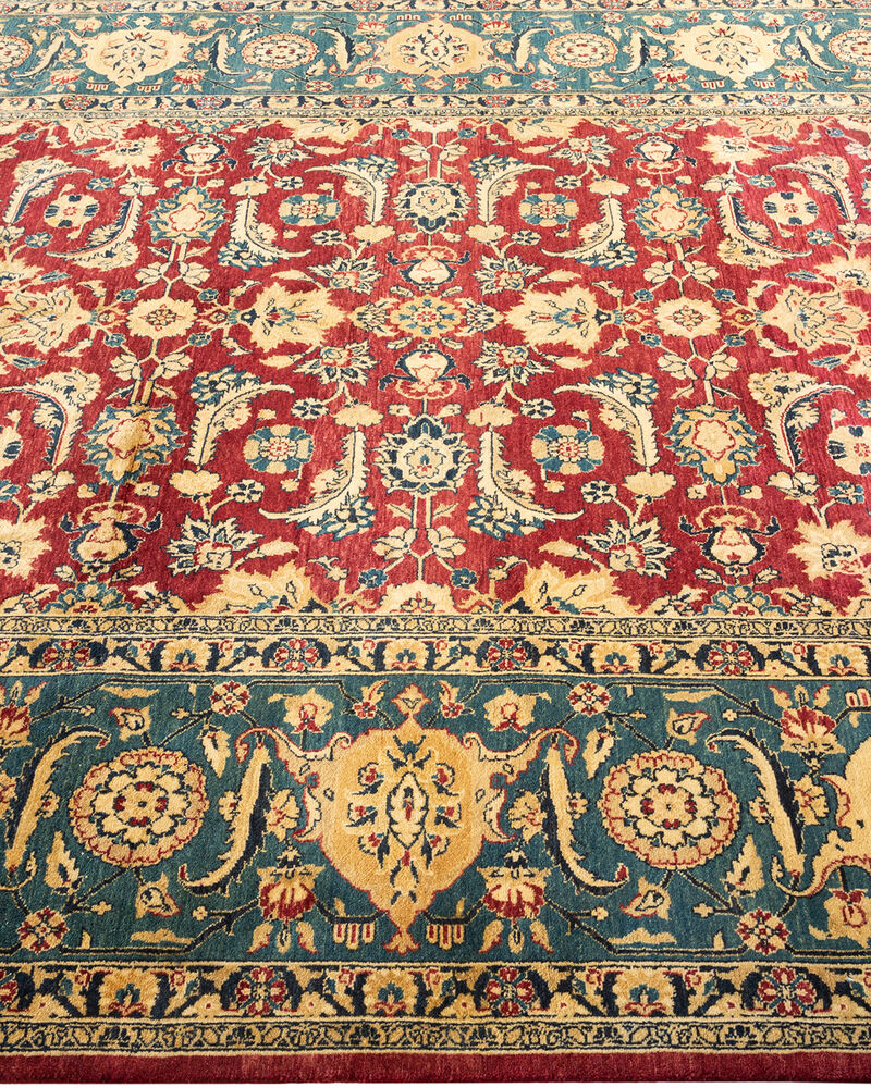Mogul, One-of-a-Kind Hand-Knotted Area Rug  - Red, 6' 0" x 9' 0"