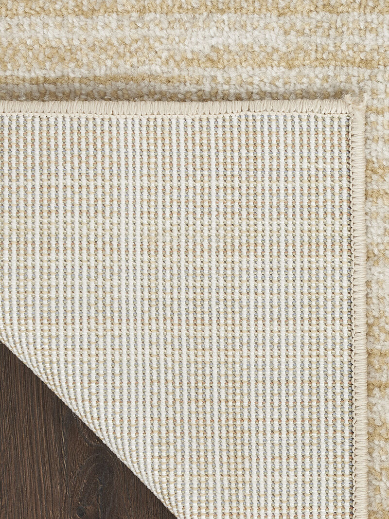 Nourison Essentials NRE01 Ivory/Gold 9' x Square Rug image number 1