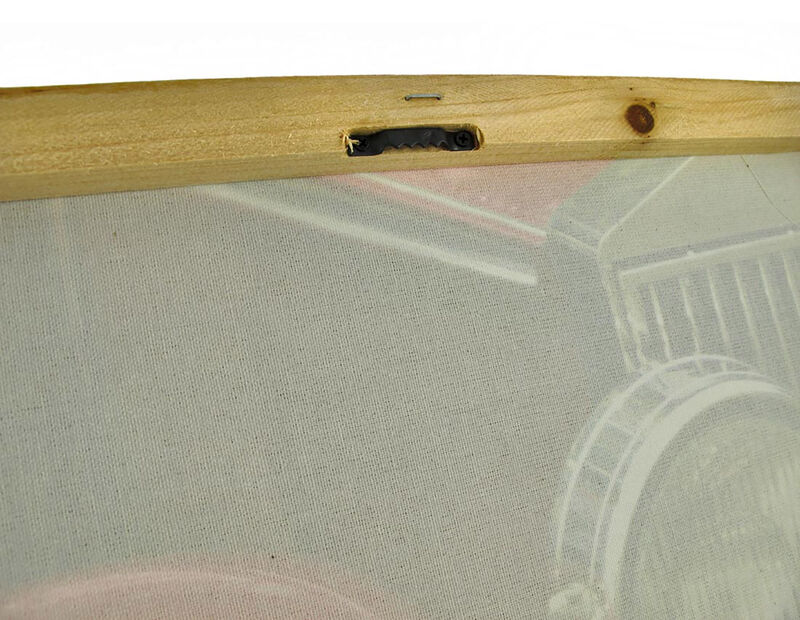 Pair of Classic Cars Printed Canvas Wall Hangings image number 2