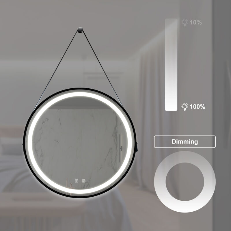 ELEMENT ACE 32 Inch Bathroom LED Vanity Mirror with Dimmable Touch Control and Anti-Fog Technology image number 4