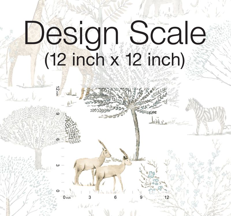 On the Savanna Neutral Peel & Stick Wallpaper (Double Roll) image number 6