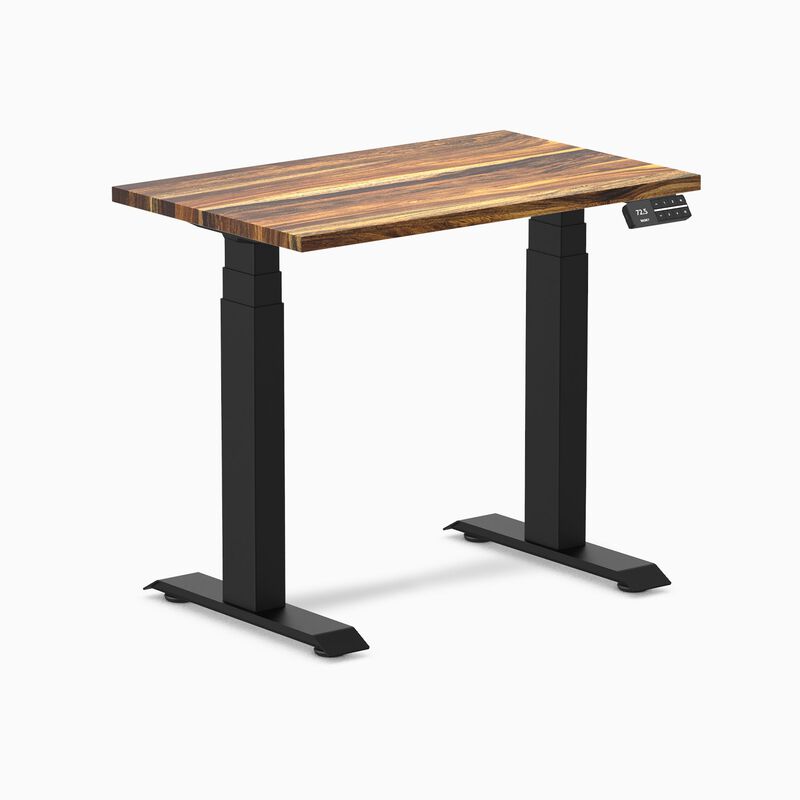 Desky Dual Mini Hardwood Sit Stand Desk image number 8