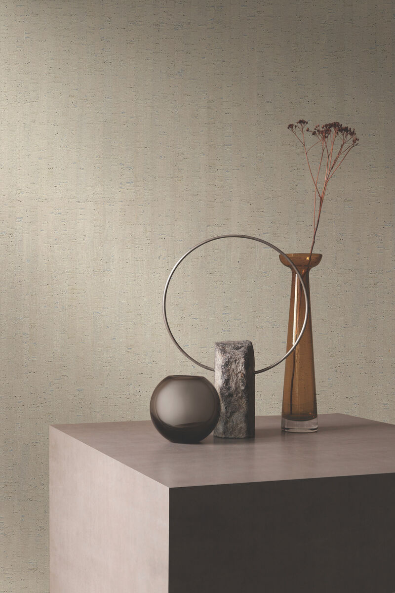 Plain Bamboo White Wallpaper image number 1