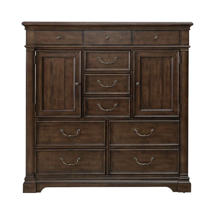 Liberty Furniture Arden Road 2 Door 10 Drawer Chest for Bedroom - Satin Cherry