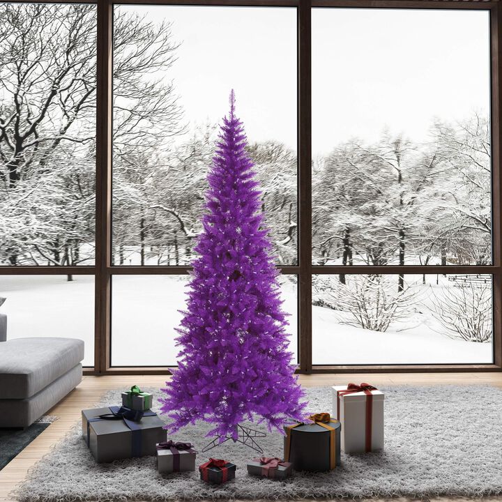 Vickerman Purple Slim Fir Tree -