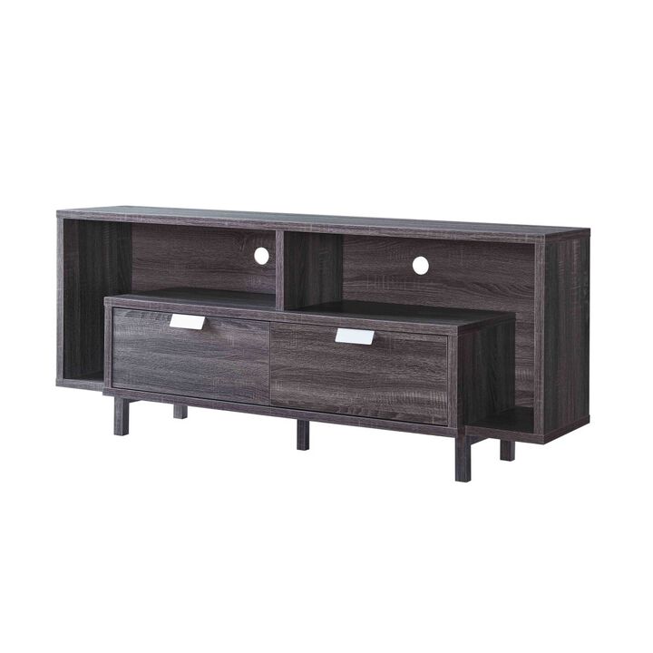 TV Stand Distressed Grey