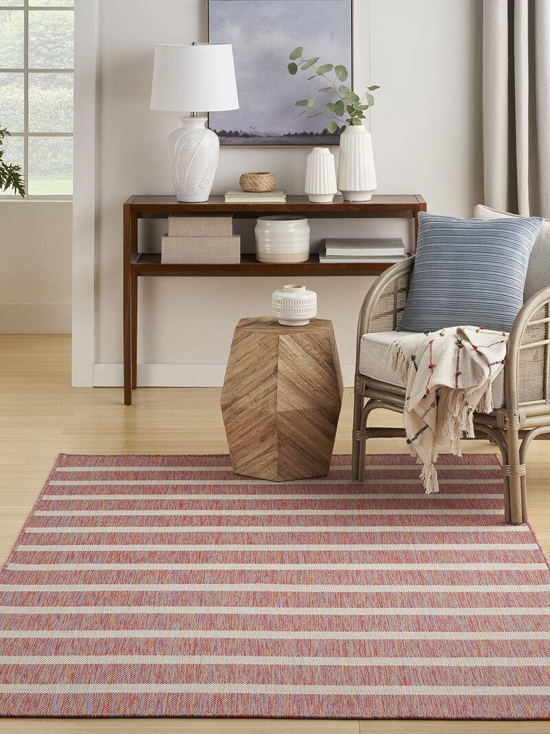 Positano POS03 Rainbow/Ivory 5' x 7' Rug image number 2