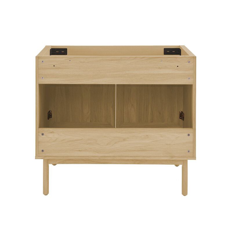 Classe 36" Freestanding Bathroom Vanity Cabinet without Top in Natural Oak image number 3
