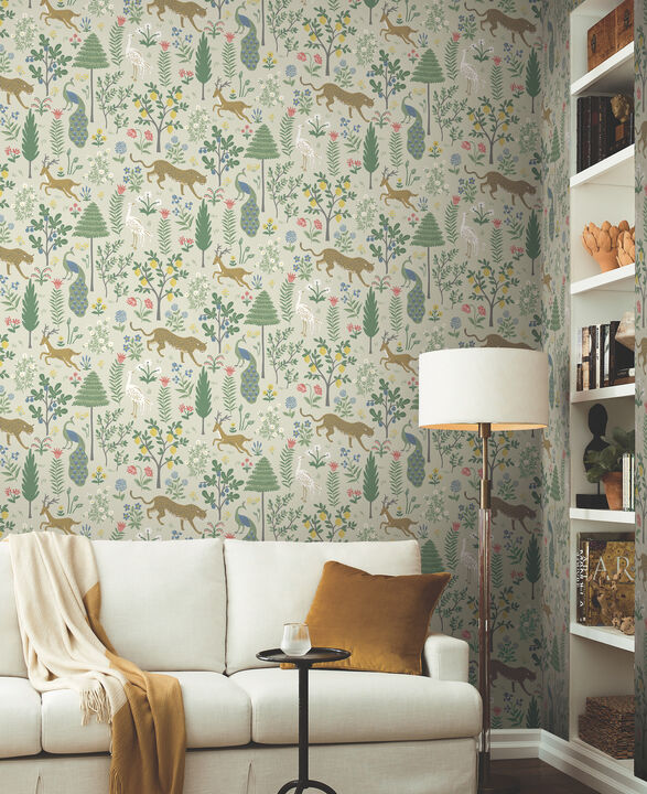 Menagerie Beige Wallpaper