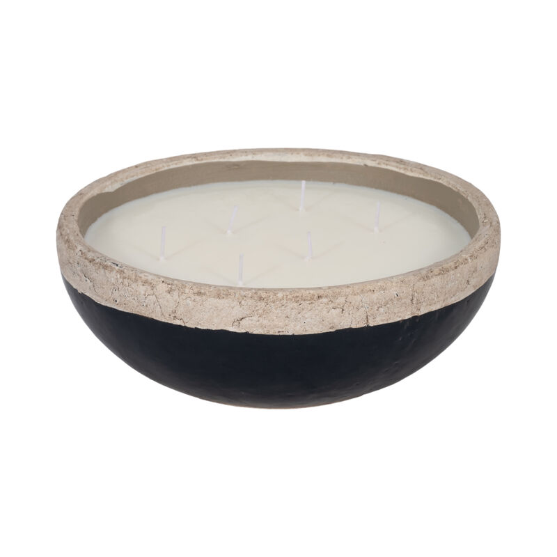 12" 57 Oz Spiced Cranberry Bowl Candle, Dark Blue image number 1