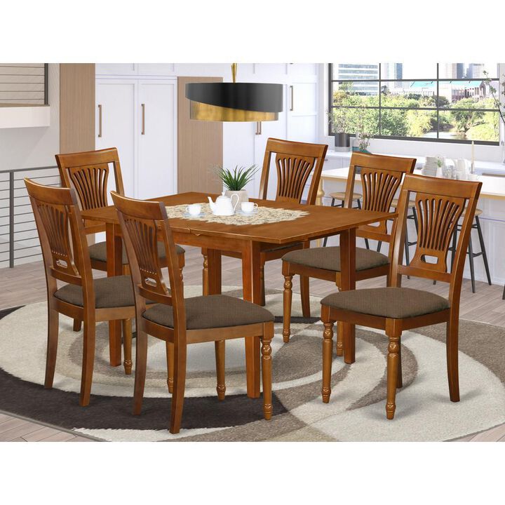 7 Pc Kitchen dinette set-Kitchen Tables and 6 Kitchen Chairs