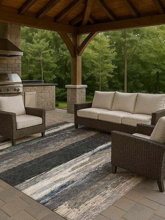 Trevi TV8 Black 8' x 10' Rug