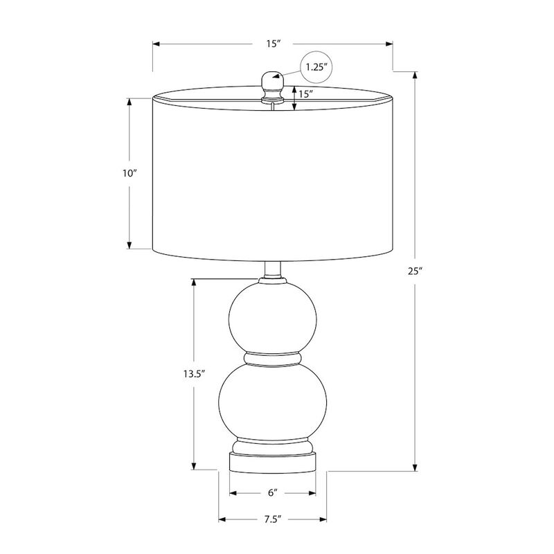 Contemporary Lighting in Blue, Ivory color
