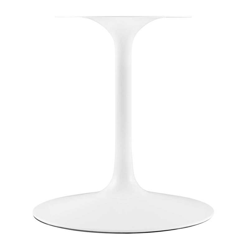 Modway - Lippa 78" Oval Artificial Marble Dining Table White