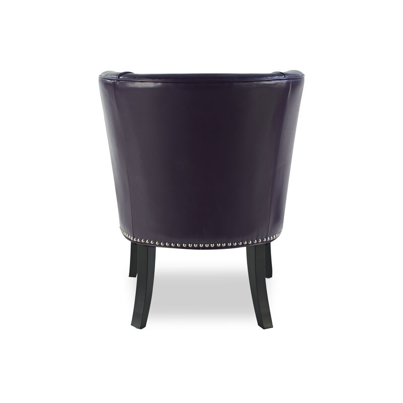 Zisnig PU Leather Accent Chair image number 8