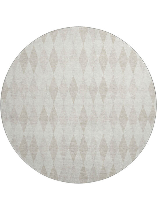 The Reserve TR2 Ivory 8' Round Rug