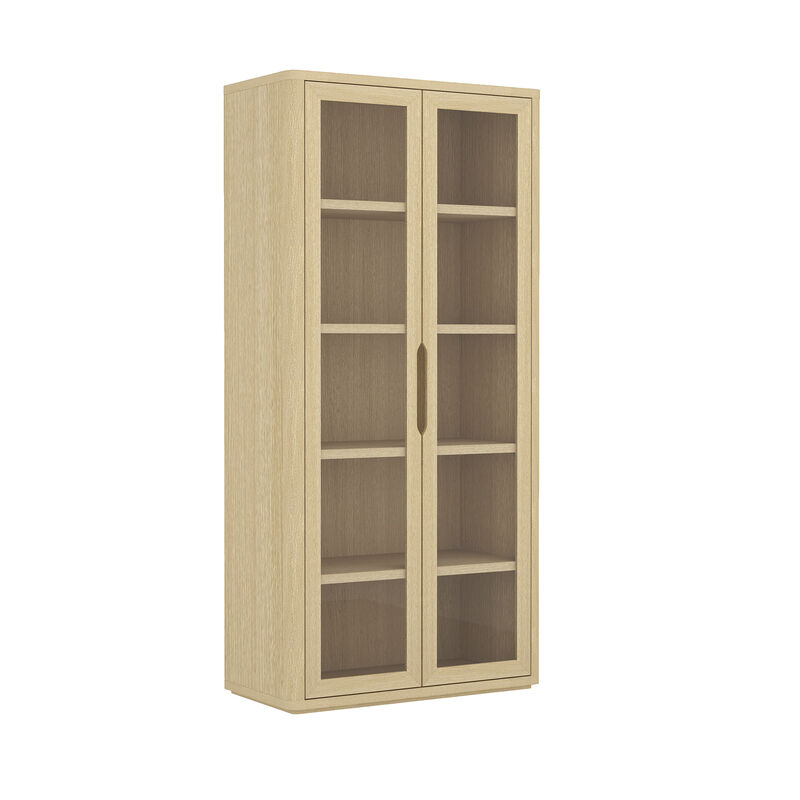 Rivington Neutral Bookcase Cabinet (Set of 3)