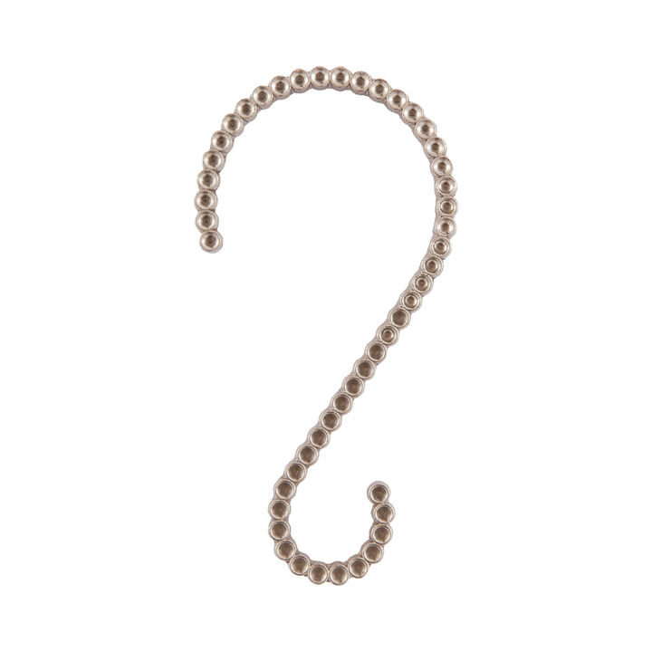 Utopia Alley Rust-Proof Zinc Decorative Shower Curtain Hooks, Smooth Glide S-Hooks- Set of 12