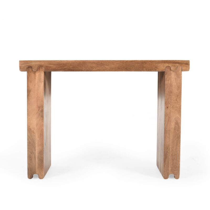 Merax Farmhouse Entryway Table Narrow Console Table