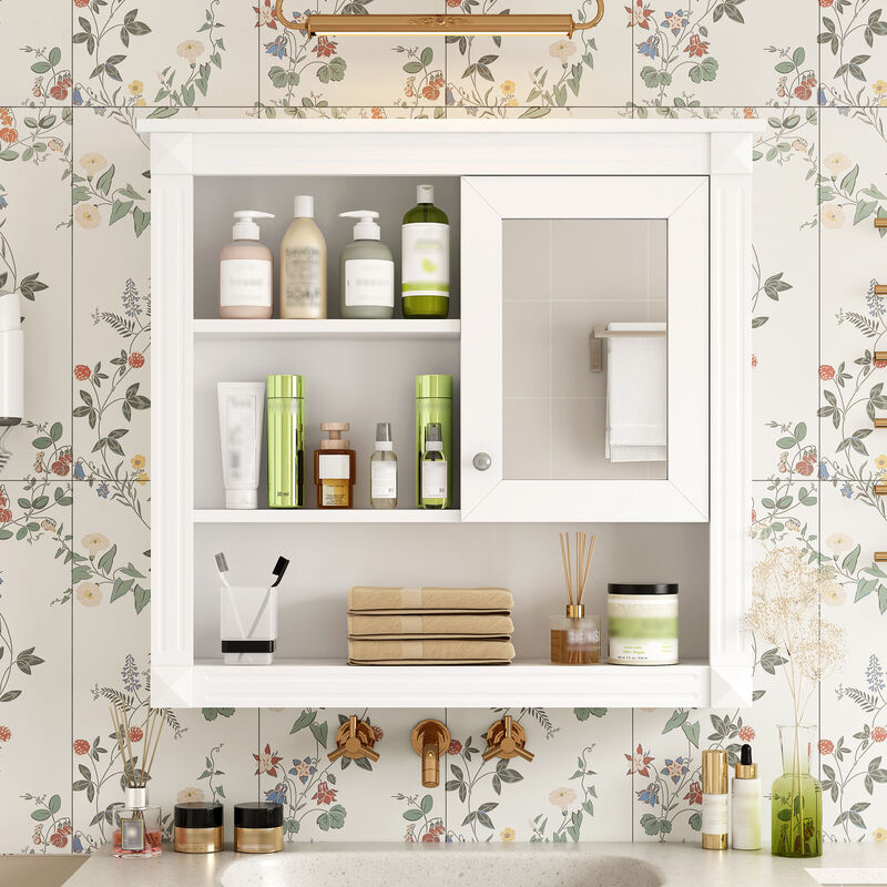 Merax Bathroom Wall Cabinet with Mirror