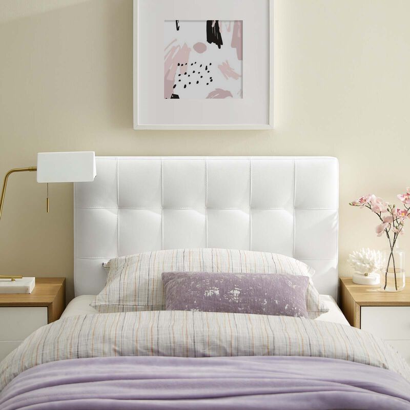 Modway - Lily Twin Upholstered Vinyl Headboard