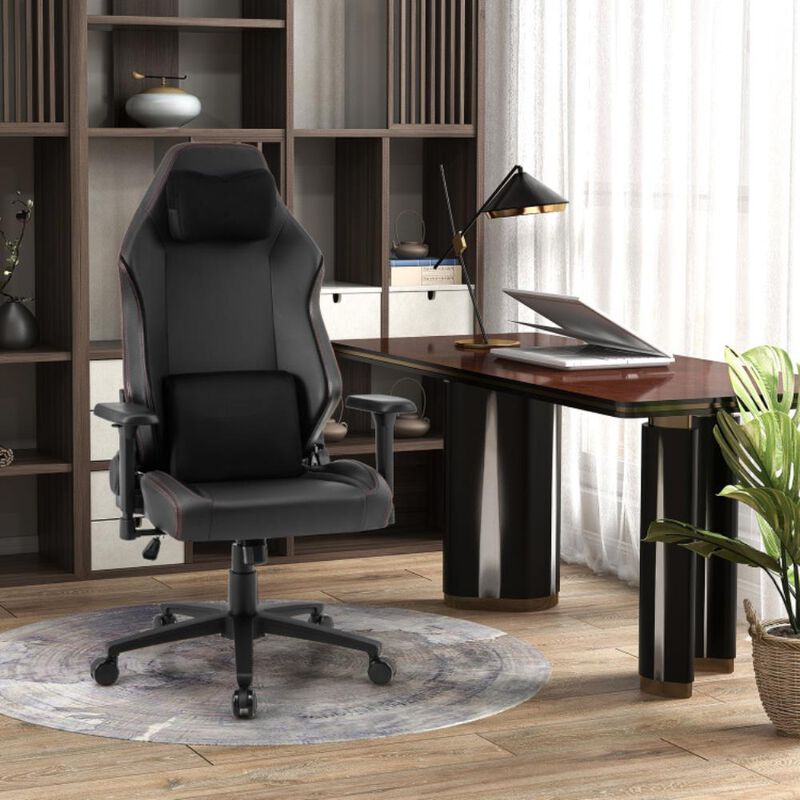 Hivvago Ergonomic High Back Computer Chair with Magnetic Headrest and Lumbar Pillow