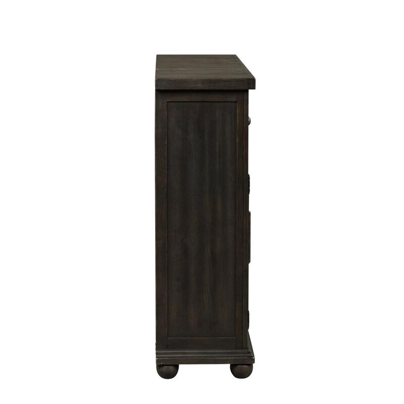 Liberty Furniture Harvest Home Hall Buffet in Chalkboard image number 3