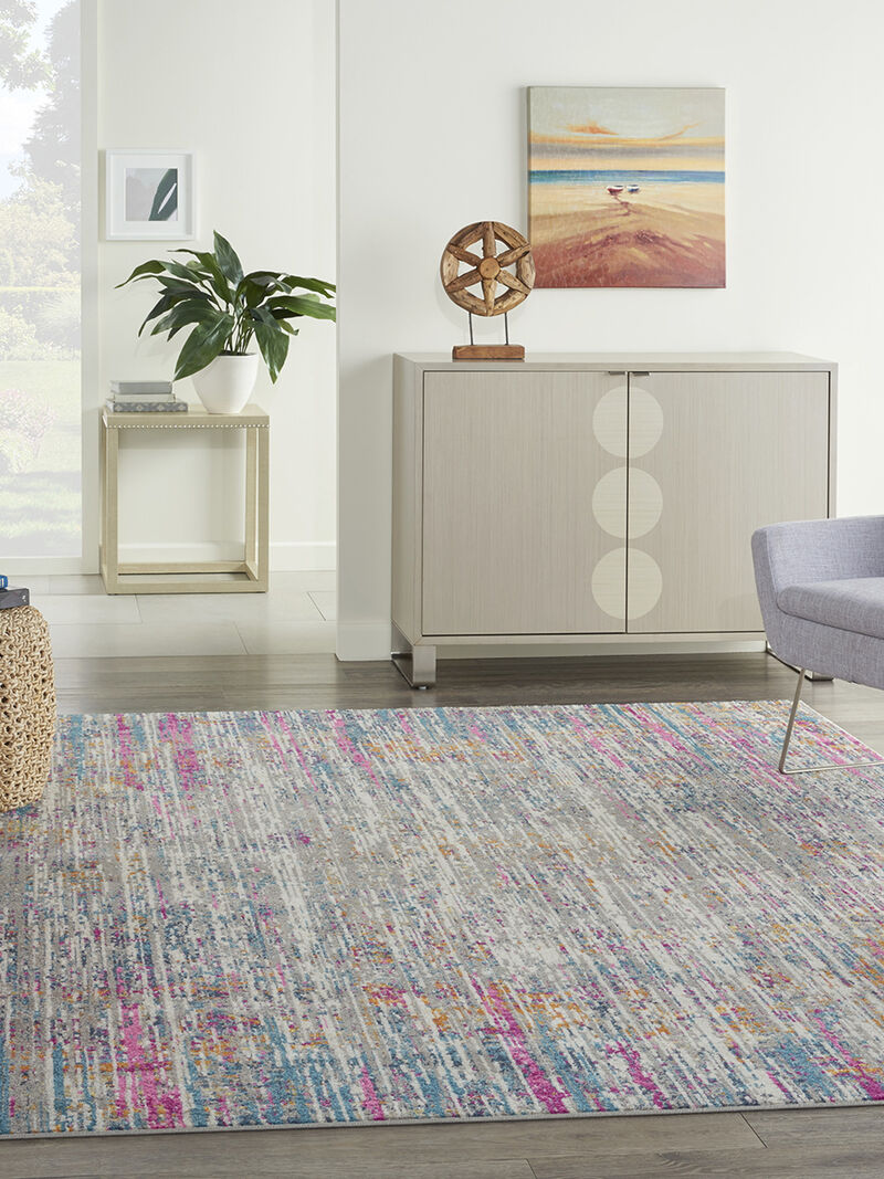 Passion PSN09 Ivory/Multicolor 6'7" x 9'6" Rug image number 1