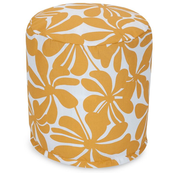 Majestic Home Goods Pouf Plantation Yellow